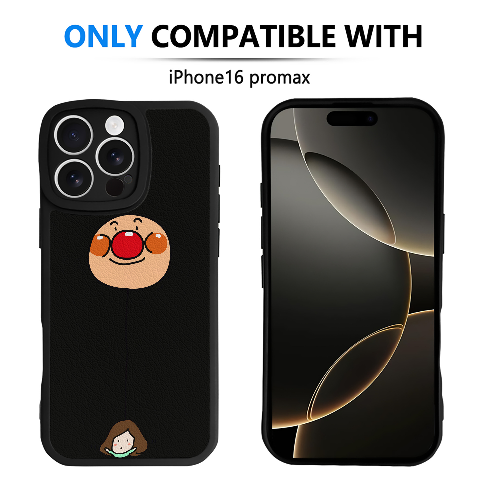 （画像用） アンパンマン Anpanman 【iPhone 16シリーズ対応】シリコンスマホケース（レザー調） 材質：シリコン